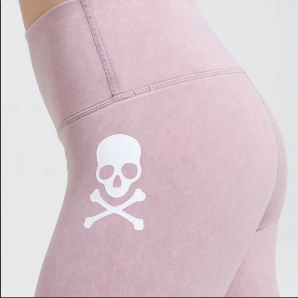 lululemon wunder under leggings tight snow washed Soul cycle size 6